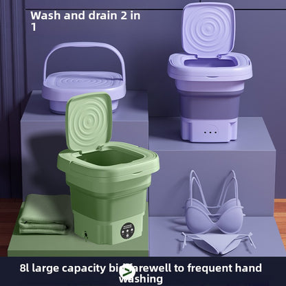 folding washing machine